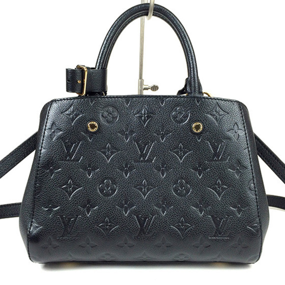 Louis Vuitton Emplant Montaigne BB 2way Noir Shoulder Bag - Picture 3 of 7
